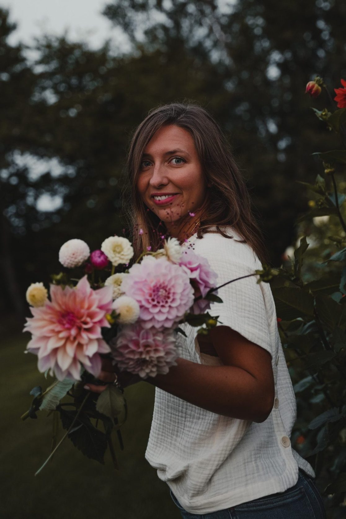 Brooke May, wedding florist in Holland, Michigan